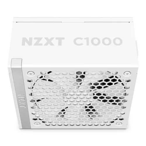 Modulárny zdroj NZXT ATX 3.X 1000W 80+ Gold s ventilátorom, biely