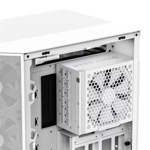 Modulárny zdroj NZXT ATX 3.X 1000W 80+ Gold s ventilátorom, biely