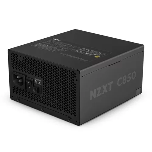 Modulárny zdroj NZXT ATX 3.1 850W 80+ Gold s ventilátorom, čierny