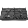 Gorenje GW641BFB čierna, vstavaná, plynová, varná zóna: 3 + 1 wok horák, vstavaný rozmer: 56 cm, varná doska
