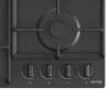 Gorenje GW641BFB čierna, vstavaná, plynová, varná zóna: 3 + 1 wok horák, vstavaný rozmer: 56 cm, varná doska