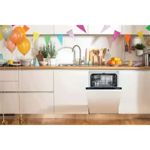 Gorenje GV541D10 počet programov: 5, úzka vstavaná umývačka riadu, 9 súprav riadu