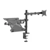 Sbox LCD-LM01-2 17"-32" asztali laptop és monitor tartó konzol