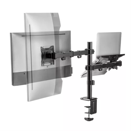 Sbox LCD-LM01-2 17"-32" asztali laptop és monitor tartó konzol
