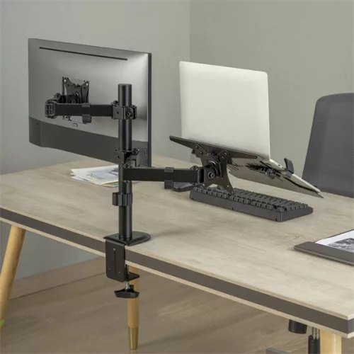 Sbox LCD-LM01-2 17"-32" asztali laptop és monitor tartó konzol