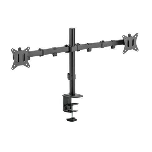 Sbox LCD-352/2-2 17"-32" dönthető, forgatható asztali dual monitor tartó konzol