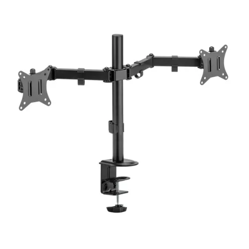 Sbox LCD-352/2-2 17"-32" dönthető, forgatható asztali dual monitor tartó konzol