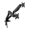 Sbox LCD-S024-2 17"-32" dönthető, forgatható asztali dual monitor tartó konzol