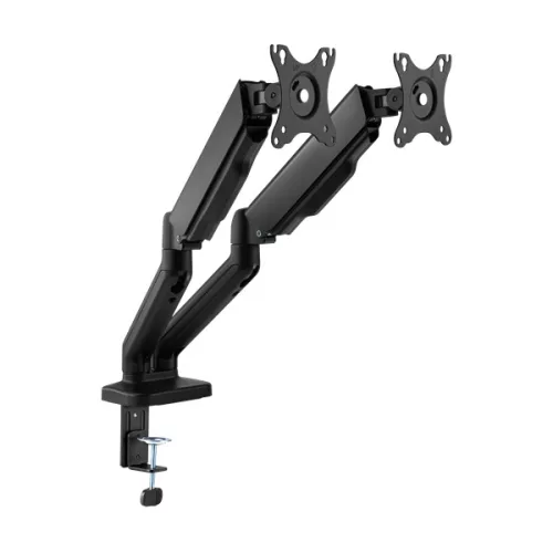 Sbox LCD-S024-2 17"-32" dönthető, forgatható asztali dual monitor tartó konzol