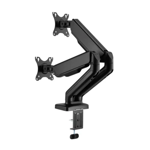 Sbox LCD-S024-2 17"-32" dönthető, forgatható asztali dual monitor tartó konzol