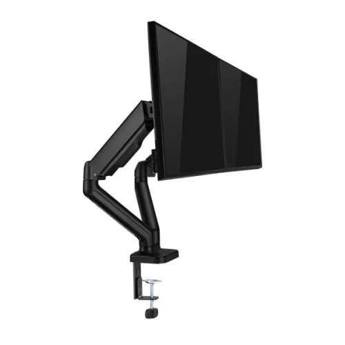 Sbox LCD-S024-2 17"-32" dönthető, forgatható asztali dual monitor tartó konzol