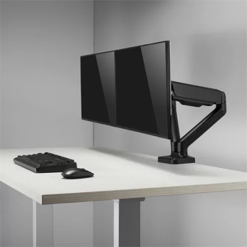 Sbox LCD-S024-2 17"-32" dönthető, forgatható asztali dual monitor tartó konzol