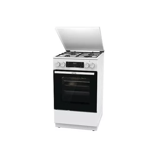 Gorenje GK5C42WJ fehér, szabadonálló, gáz, kombinált, főzőzóna: 4, sütő:62L, grill, tűzhely