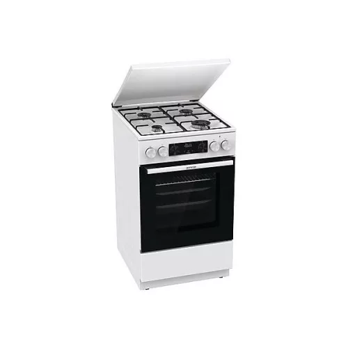 Gorenje GK5C42WJ fehér, szabadonálló, gáz, kombinált, főzőzóna: 4, sütő:62L, grill, tűzhely
