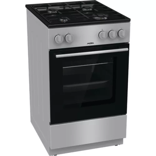 MORA P2252A1S szürke, szabadonálló, gáz, főzőzóna: 4, sütő:70L, tűzhely