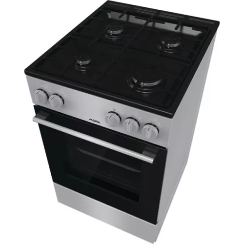 MORA P2252A1S szürke, szabadonálló, gáz, főzőzóna: 4, sütő:70L, tűzhely