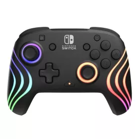   PDP 500-252-BK Afterglow Wave Nintendo Switch/Lite/OLED/Switch 2 RGB LED Lighting vezeték nélküli fekete kontroller