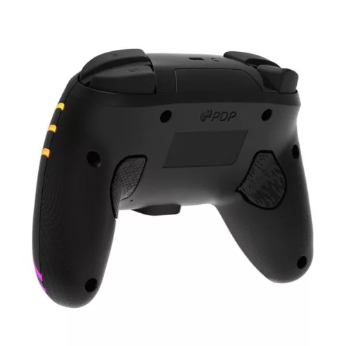 PDP 500-252-BK Afterglow Wave Nintendo Switch/Lite/OLED/Switch 2 RGB LED Lighting vezeték nélküli fekete kontroller
