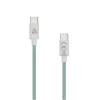 Dátový a nabíjací kábel Sbox TYPE-C-1-G 1m 60W Type-C zelený