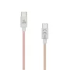 Dátový a nabíjací kábel Sbox TYPE-C-1-P 1m 60W Type-C ružový