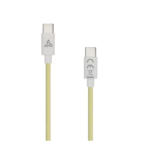   Dátový a nabíjací kábel Sbox TYPE-C-1-Y, 1 m, 60 W, typ C, žltý