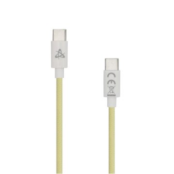 Sbox TYPE-C-1-Y 1m 60W Type-C sárga adat- és töltőkábel