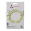 Dátový a nabíjací kábel Sbox TYPE-C-1-Y, 1 m, 60 W, typ C, žltý