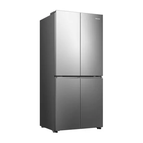 Hisense RQ5P470SAID szürke, négyajtós, Hűtő:304L, Fagyasztó:179L, Total No frost hűtőszekrény