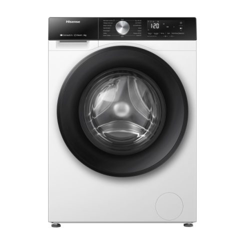 Hisense WF3S8043BW3 fehér, elöltöltős, max.1400ford., 8 kg, mosógép