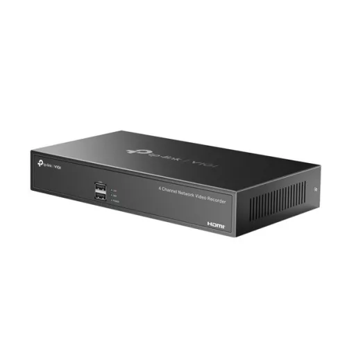TP-Link VIGI NVR1004H /4 csatorna/H265+/80Mbps rögzítés/1x SATA/hálózati rögzítő (NVR)