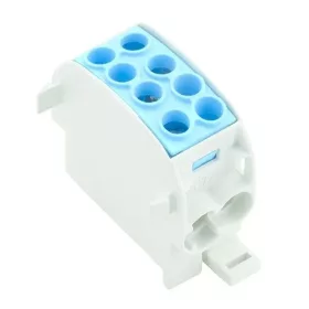   Leipold 202/125A Cu/Al verzinnt blau 2x35+2x25mm² 1P 25mm²/ HLAK 35/25 N Hauptleitungsabzweigklemme