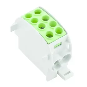   Leipold 202/125A Cu/Al verzinnt grün 2x35+2x25mm² 1P 25mm²/ HLAK 35/25 PE Hauptleitungs-Abzweigklemme