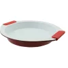 Tavă de copt rotundă antiaderentă cu înveliș ceramic Hausberg Ertone ERT-MN 752, 29 x 26,5 cm