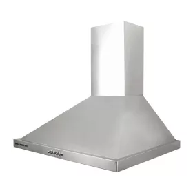   Hausberg HB-1260IN inox, szabadonálló, kürtős, méret:42 cm, zajszint:56 dB, páraelszívó