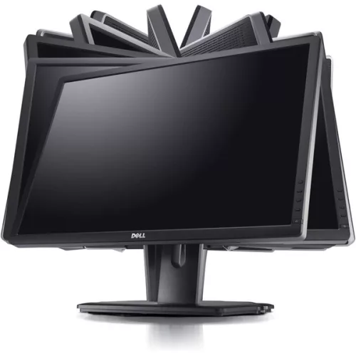 Dell 24" UltraSharp U2412M WUXGA IPS DP/VGA/DVI/USB schwarzer Monitor (Gebraucht A)
