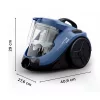 Rowenta RO3721EA Compact Power Cyclonic modrý bezvreckový vysávač