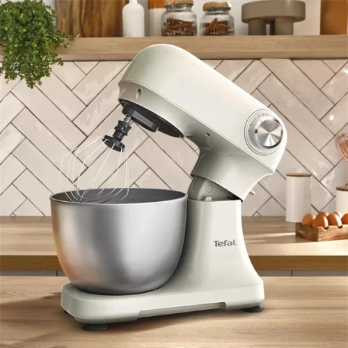 Tefal QB140AF0 Bake Easy Rise 800W, 3,5 l, kuchynský robot, krémová konzistencia
