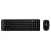 Logitech MK220 HUN schwarze kabellose Tastatur + Maus