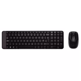 Logitech MK220 HUN schwarze kabellose Tastatur + Maus