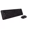 Logitech MK220 HUN schwarze kabellose Tastatur + Maus