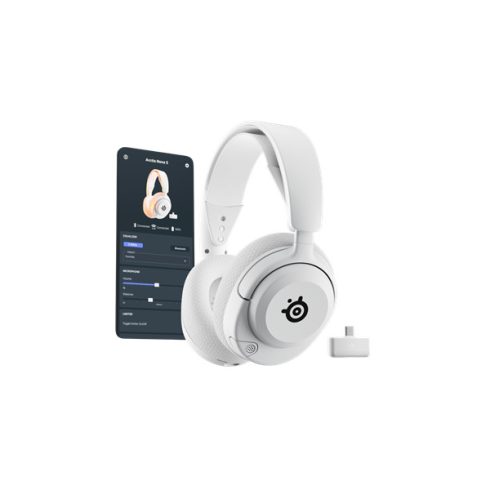 Steelseries Arctis Nova 5 Wireless Bluetooth Gaming fehér headset