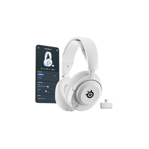 Steelseries Arctis Nova 5P Wireless Bluetooth Gaming fehér headset