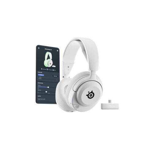 Steelseries Arctis Nova 5X Wireless Bluetooth Gaming fehér headset