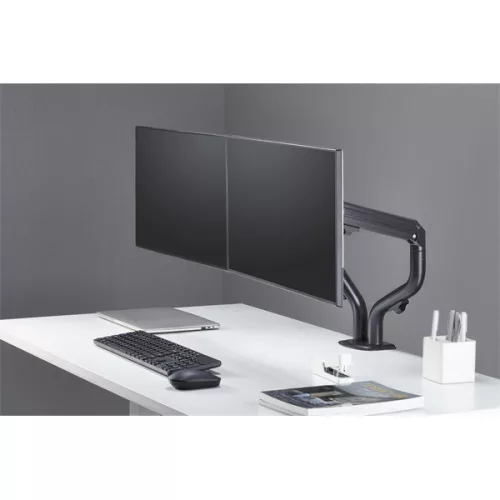Gembird MA-DA2-02 17"-32" kétkaros asztali monitor tartó konzol