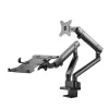 Gembird MA-DA3-02 Full-motion asztali monitor/notebook tartó konzol