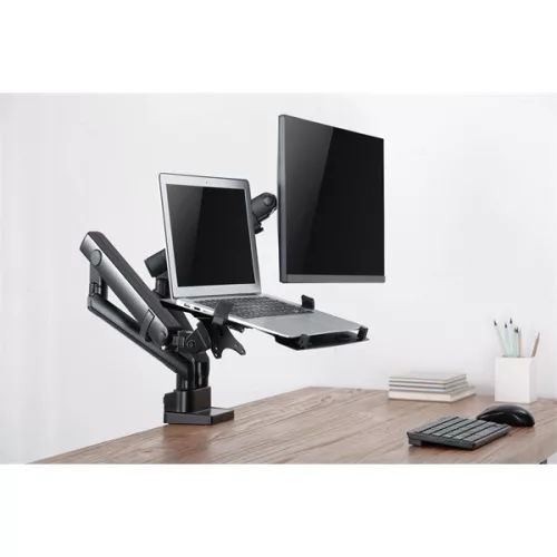 Gembird MA-DA3-02 Full-motion asztali monitor/notebook tartó konzol