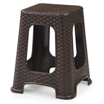 IRIS GF-400BR Star barna rattan zsámoly 35x35x46cm