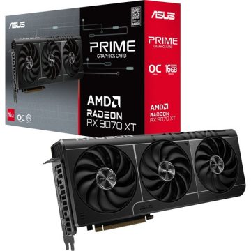   Asus AMD Radeon RX 9070 XT Prime OC 16GB GDDR6 256bit PCIe videókártya
