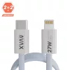 Kábel pre dátum je k dispozícii AVAX CB611LB MAGNETY 27W 1m USB-C - Lightning