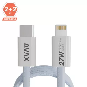   Kábel pre dátum je k dispozícii AVAX CB611LB MAGNETY 27W 1m USB-C - Lightning